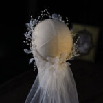Bridal wreath veil wedding dress accessories