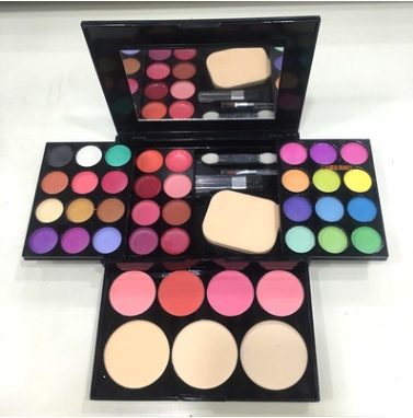 24-Color Eyeshadow Makeup Set with Mirror, Lipstick & Blush 24-Color Eyeshadow Makeup Set with Mirror, Lipstick & Blush