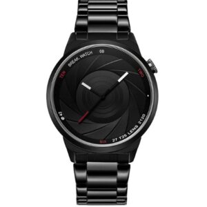 BREAK Photographer Series Unique Camera Style Stainless Strap Men Women Casual Fashion Sport Quartz Modern Gift Wrist Watches