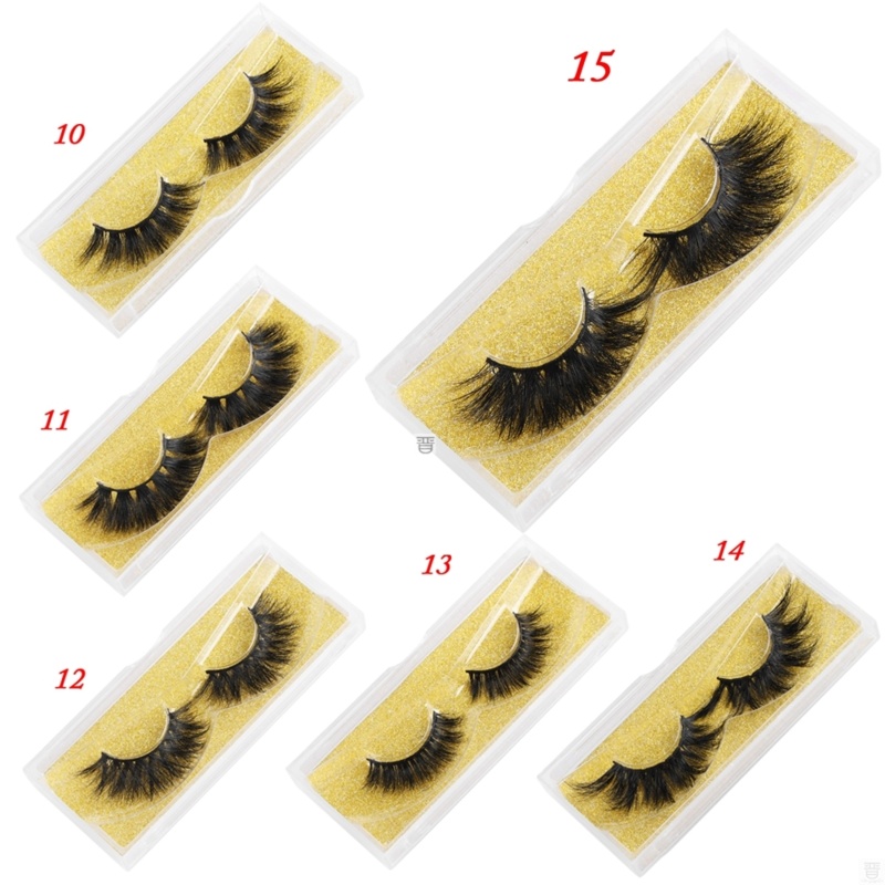 Wispy Fluffy Mink Hair False Eyelashes, 25 mm Flutter Wispy Fluffy Mink Hair False Eyelashes, 25 mm Flutter