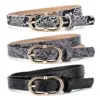 Simple And Versatile Snake Print Leather Belt For Women Simple And Versatile Snake Print Leather Belt For Women