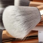Smooth Full-Face & Eye Marble Makeup Brush Set, 11-Piece