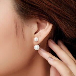 Sterling Silver Pearl Earrings For Women
