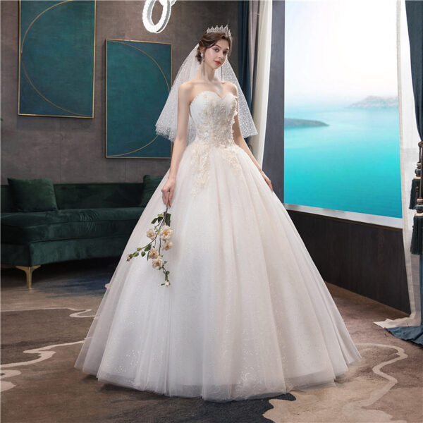 Lightweight Polyester Wedding Dress with Flax Lining Lightweight Polyester Wedding Dress with Flax Lining