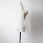 Hand-Sewn Bridal Veil with Waterfall Shape & Mesh