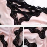 Breathable Ice Silk Lace Panties with No-Trace Low-Waist