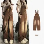 149bc1b1-0f30-4bcb-b89a-3163a1d4dd55_trans.webp High-Waist Denim Suspender Pants with Burger Embroidery