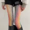 Breathable Gradient Hollow-Out Mesh Stockings for Women - Nylon