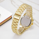 Sparkling Crystal Geneva Quartz Women’s Watch, Stainless Steel