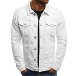 15045583001811-2.jpg Casual Men Jacket Denim Button Shirt