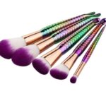 Controlled Powder Application Mermaid Makeup Brush Set, 5-Piece
