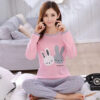 Pink Pajamas Pyjamas Womens Night Suit Sleepwear Pyjamas