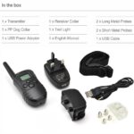 Rechargeable Distance Training Electric Shock Collar Necklace for Dogs