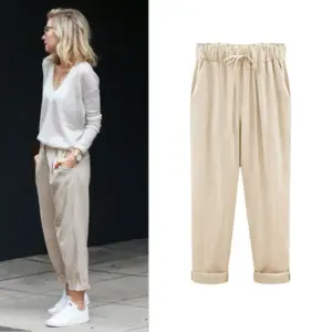 Casual Cropped Pants