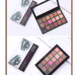 18-Color Earth Tone Eyeshadow Palette with Pearlescent Matte