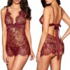 Comfort-Fit Women’s Adult Conjoined Pajama Set - Spandex