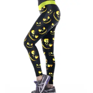 Streamlined Fit Black Women’s Hip Sports Leggings - S-XL