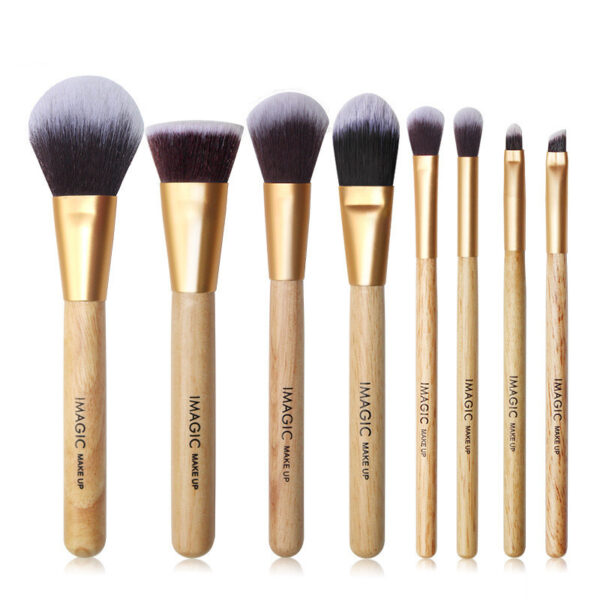 Soft 8-Piece Makeup Brush Set for Face & Eyes - Multi-Purpose Soft 8-Piece Makeup Brush Set for Face & Eyes - Multi-Purpose