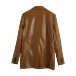 1616044886922.webp European And American Pu Imitation Leather Suit Jacket Women
