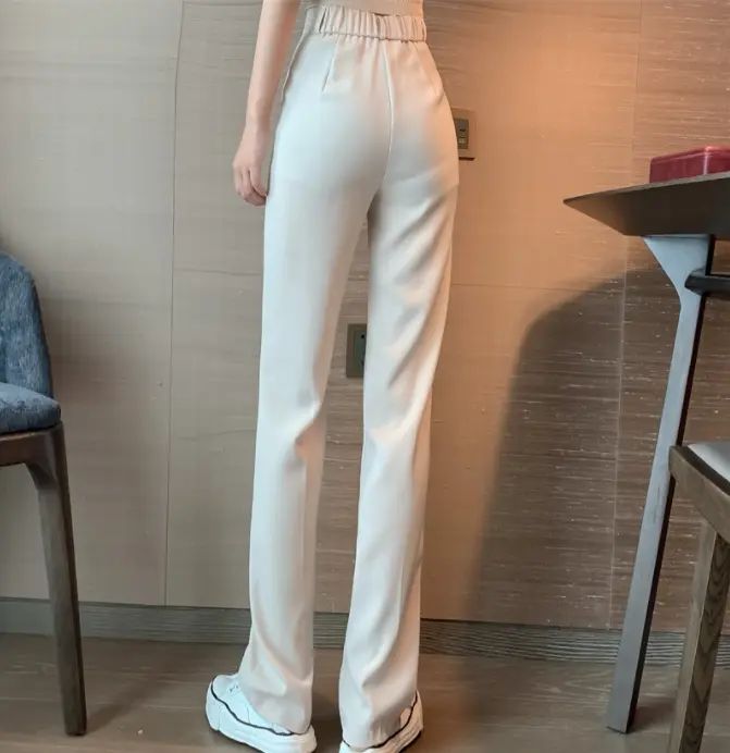 High-Waist Wide Leg Pants for Women, Vintage Summer Casual Suit High-Waist Wide Leg Pants for Women, Vintage Summer Casual Suit