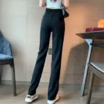1616307780849.webp High-Waist Wide Leg Pants for Women, Vintage Summer Casual Suit