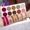 Vibrant 10-Color Eyeshadow Palette for Easy Color Change