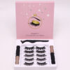 Magnetic Eyelashes Eyeliner Set Long Lasting False Mink Waterproof Eye Lashes Extension Reusable Beauty Makeup Tool Magnetic Eyelashes Eyeliner Set Long Lasting False Mink Waterproof Eye Lashes Extension Reusable Beauty Makeup Tool