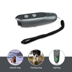 Chemical-Free Ultrasonic Handheld Dog Bark Deterrent - 3 Modes