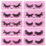 Thick Mink Fur False Eyelashes Set for Fuller Volume Lash Look