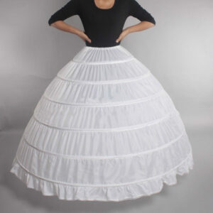 Creates a Fluffy Shape Wedding Petticoat with Steel Rings