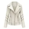 Lightweight Women’s PU Leather Short Coat for Spring/Fall