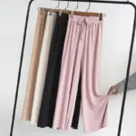Cool Ice Silk Wide-Leg Slimming Casual Pants for Women