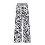 1623237442248.webp Leopard Print Drawstring Wide Leg Pants for Women