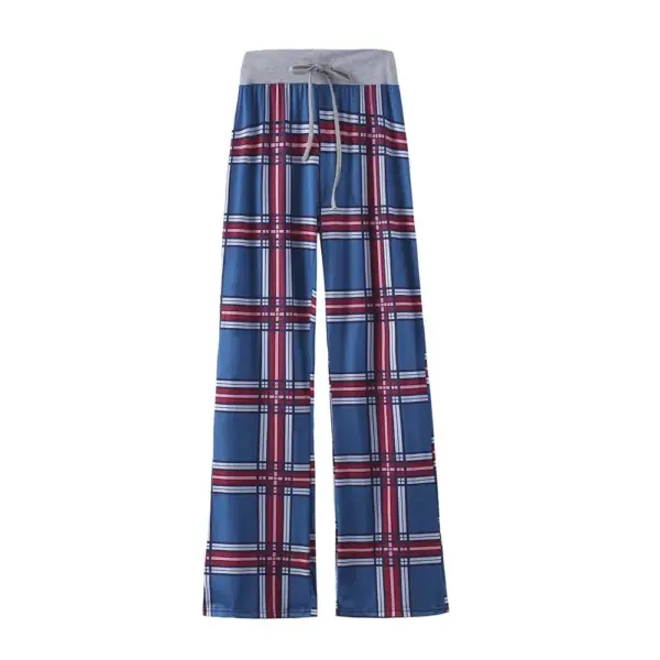 Leopard Print Drawstring Wide Leg Pants for Women Leopard Print Drawstring Wide Leg Pants for Women