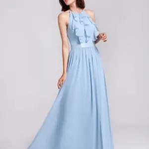 Chiffon Bridesmaid Dress Wedding Long Dress