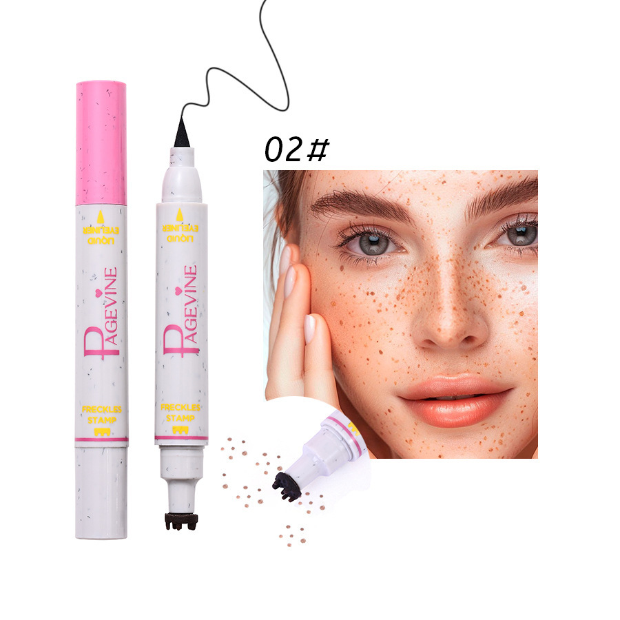 Liquid Eyeliner & Fleck Removal Pen for Women, Brown