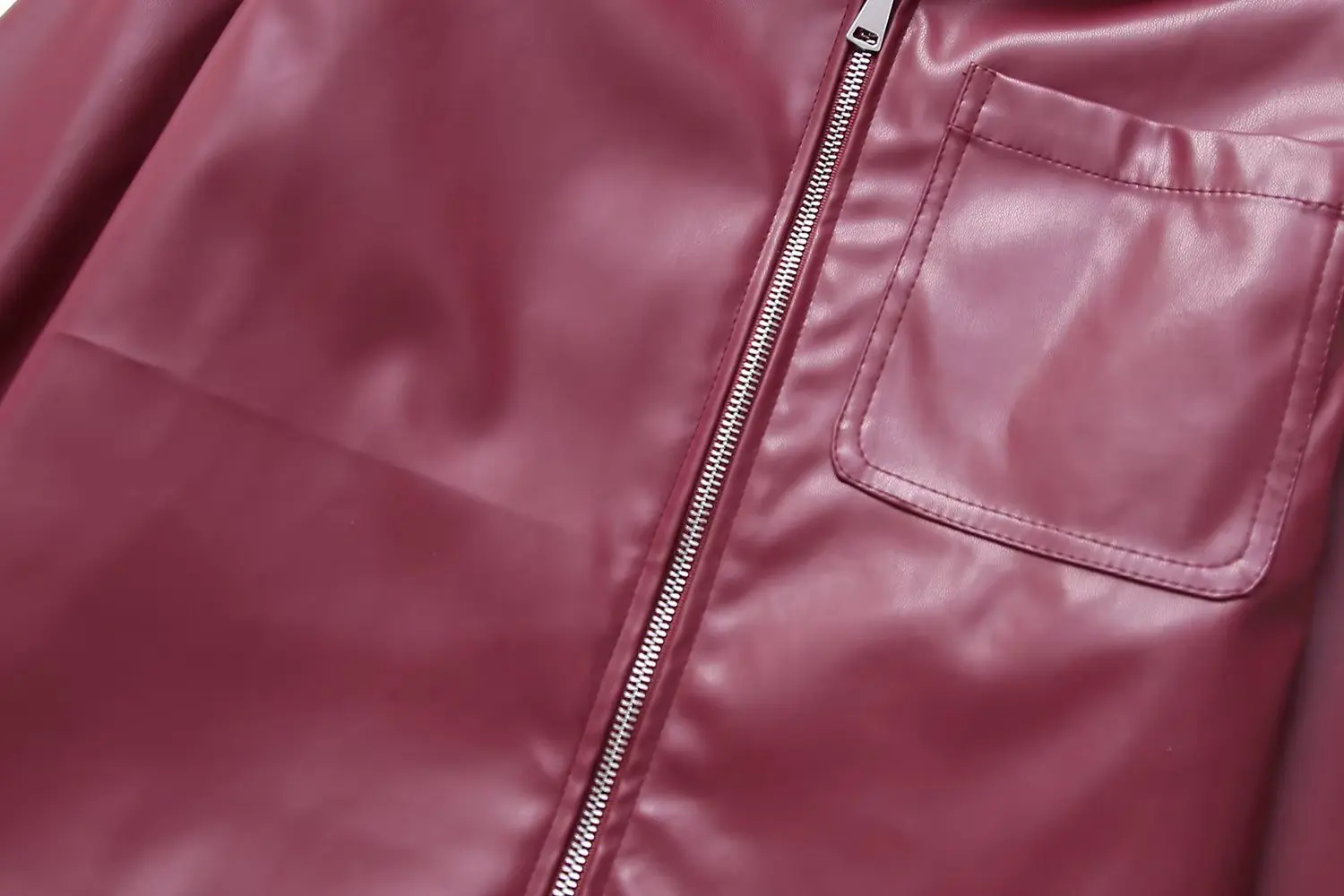 Cool And Wild Lapel Leather Biker's Leather Jacket Cool And Wild Lapel Leather Biker's Leather Jacket