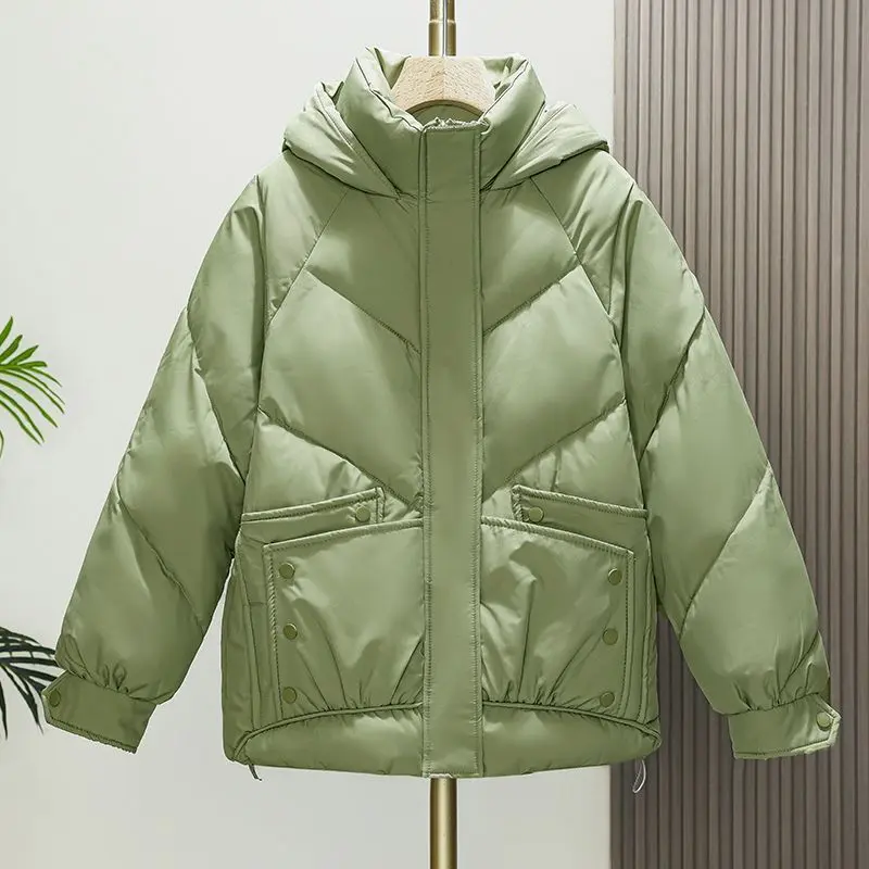 Women’s Hooded Padded Short Jacket, Chenille & Silk Cotton Women’s Hooded Padded Short Jacket, Chenille & Silk Cotton