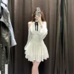 Fashion Lady Off-shoulder Halter Dress
