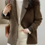 1722806493692170240.webp Women's Solid Color Wool Blazer