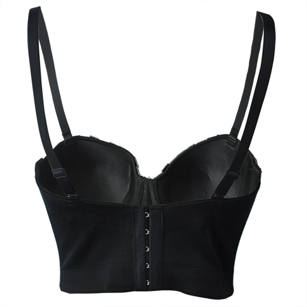 Singer Dancer Costume Punk Sequin Bead Women Bra Singer Dancer Costume Punk Sequin Bead Women Bra