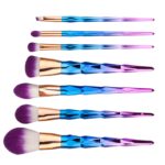 Smoother Foundation Application 7-Piece Diamond Makeup Brush Set