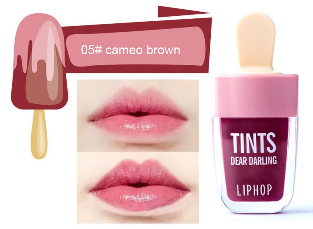 Waterproof Long-Lasting Ice Cream Lip Gloss, 6 Colors