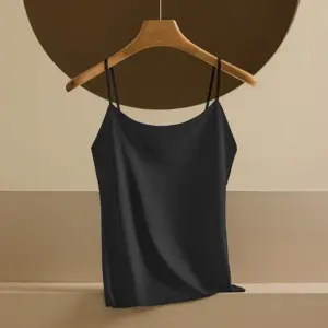 Summer Seamless Ice Silk Camisole Womens Solid Color Casual Inner Layer Top