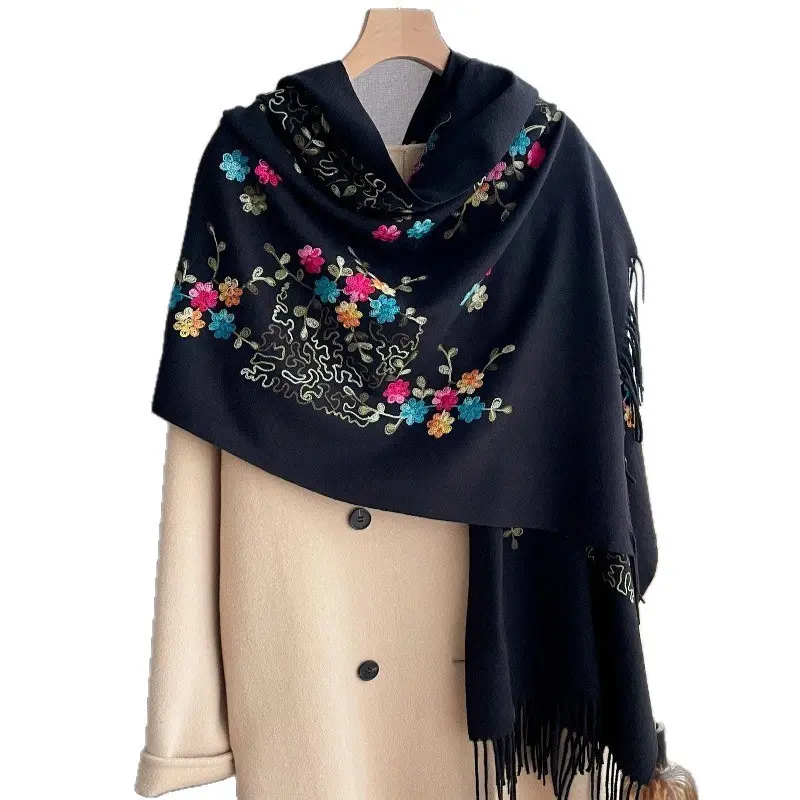 Warm, Dust-Proof Long Tassel Scarf for Women - 200 x70 cm