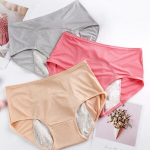Leak-Proof Menstrual Underwear 5-Pack for Men, Nylon Mid-Rise