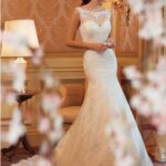 Adjustable Fit Lace Fishtail Wedding Dress, Sleeveless