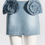 Stylish 3D Floral High-waisted Skirt
