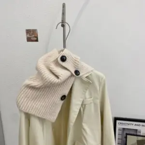 Women's Shawl Button Neck Warmer