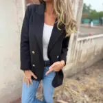 18a3541a-dde8-4674-9b82-8b3a51b96241.webp Everyday Autumn-Winter Wool Blazer - Solid Color Leisure Fit